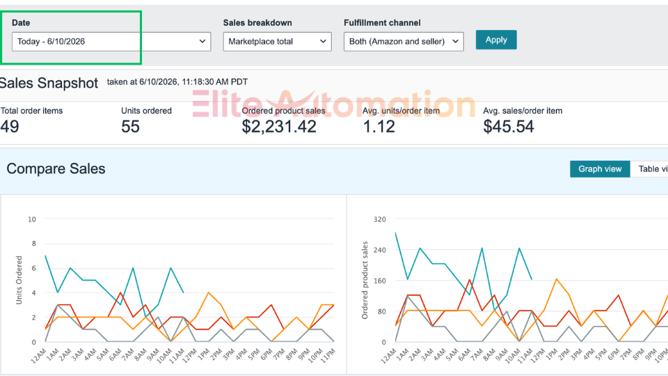 Daily Snapshot — $2,231 Daily Sales